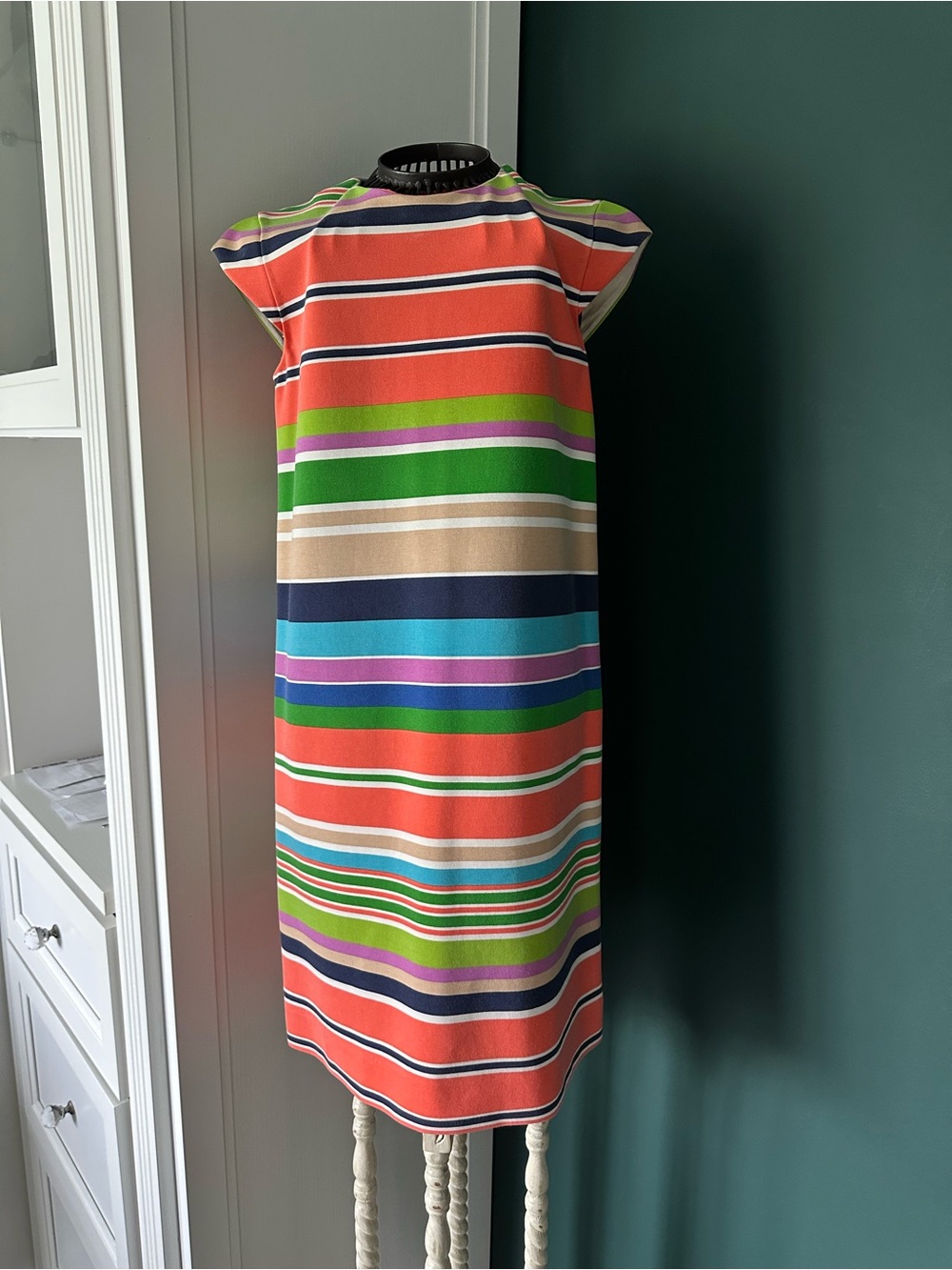 Stunning multi-colored striped dress